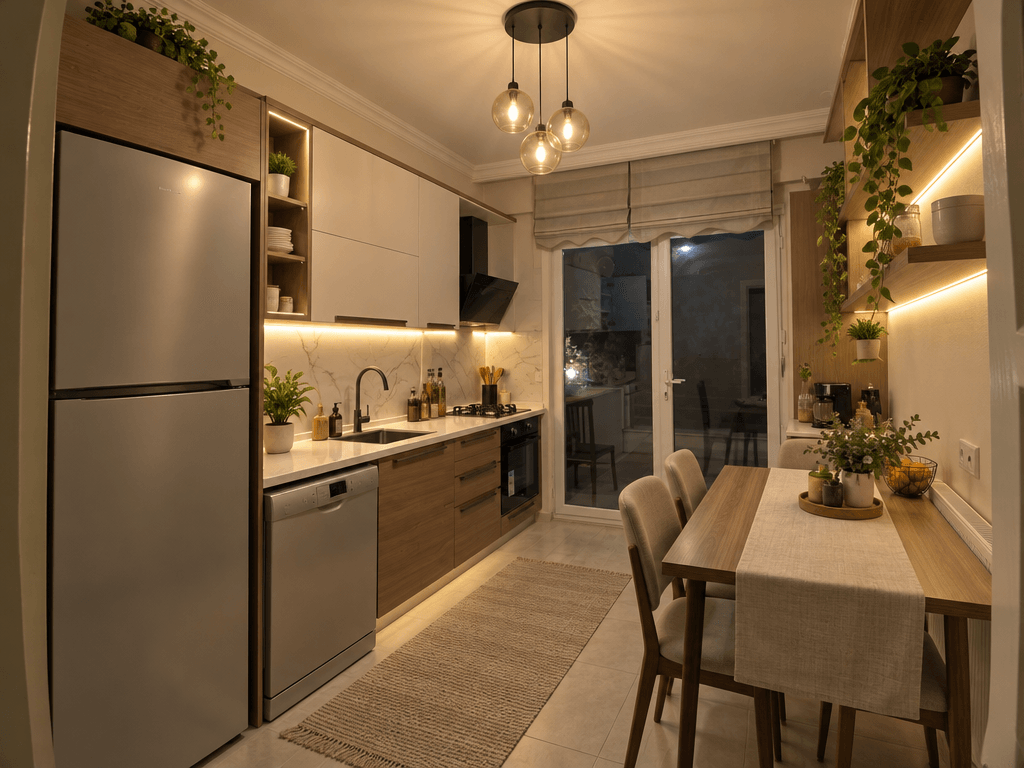 Kitchen interior in no_style style — photo by GenRoom AI