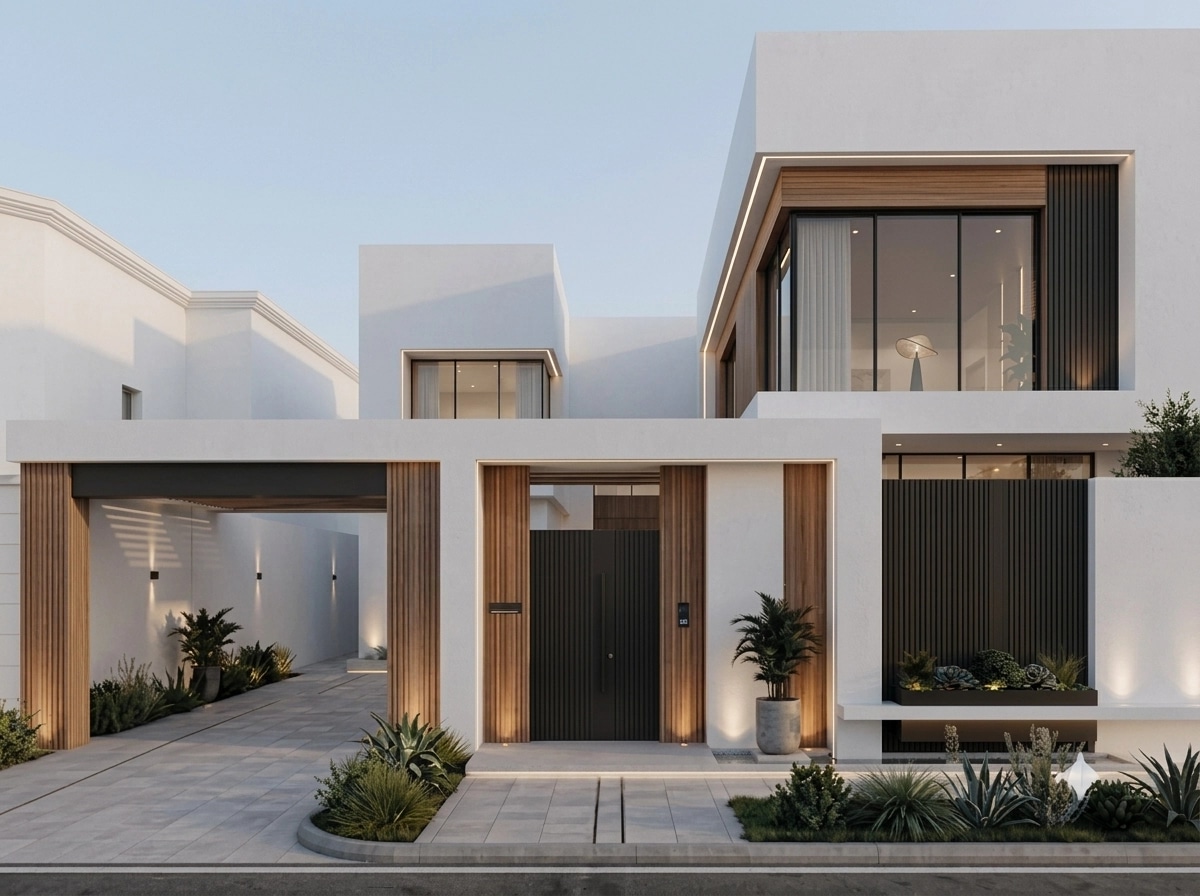 Minimalist Facade Facade design — facade photo by GenRoom AI