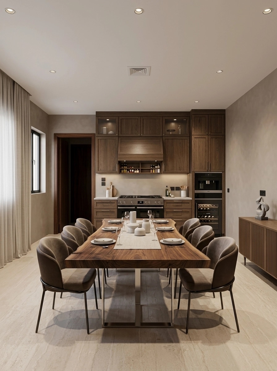 Interior design in Contemporary style — dining_room by GenRoom AI
