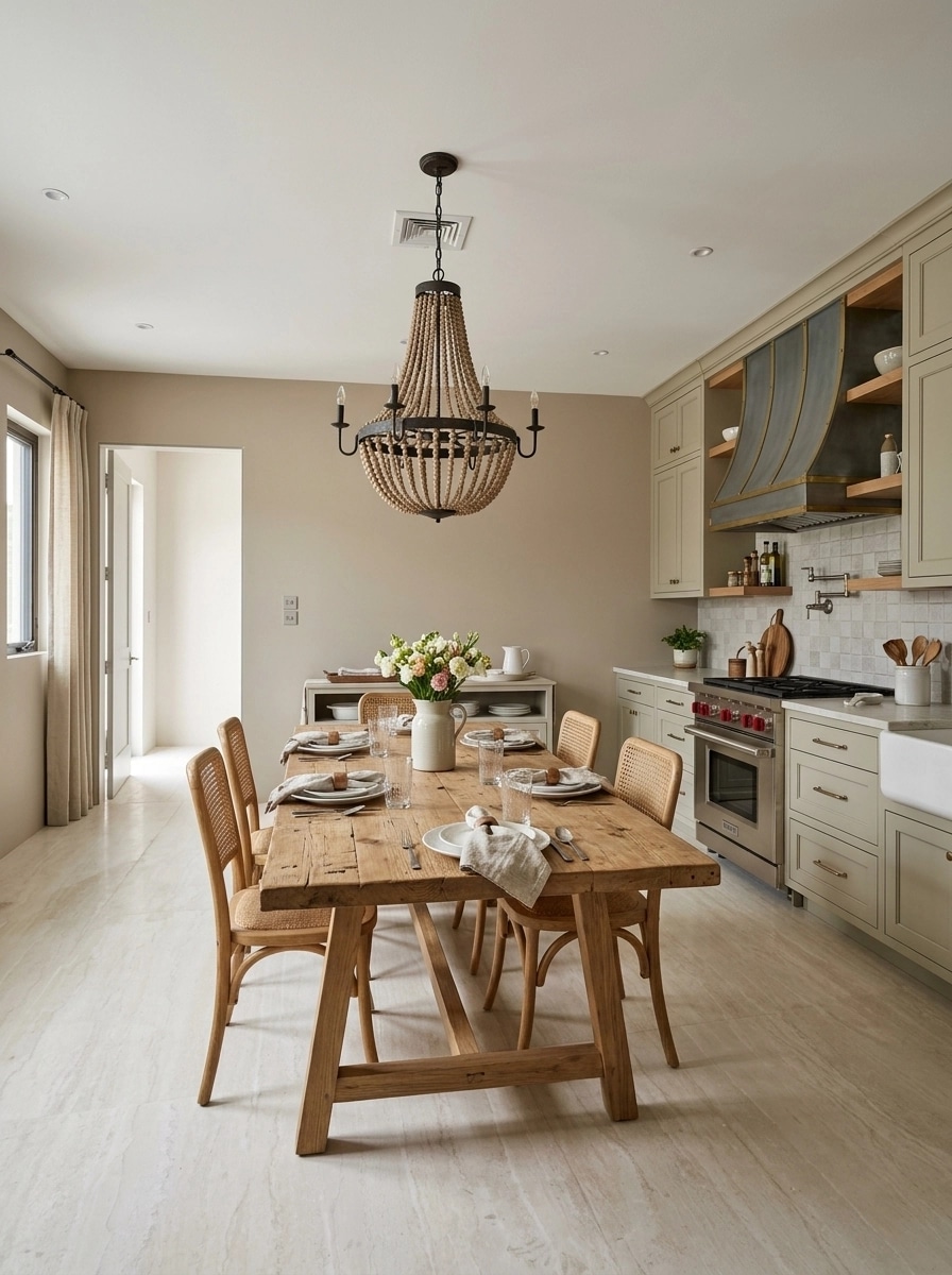 Interior design in Modern Farmhouse style — dining_room by GenRoom AI