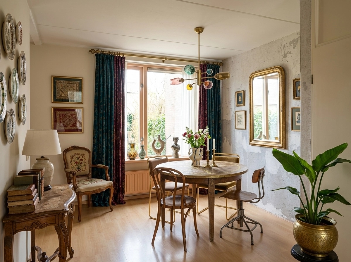 Interior design in Eclectic style — dining_room by GenRoom AI