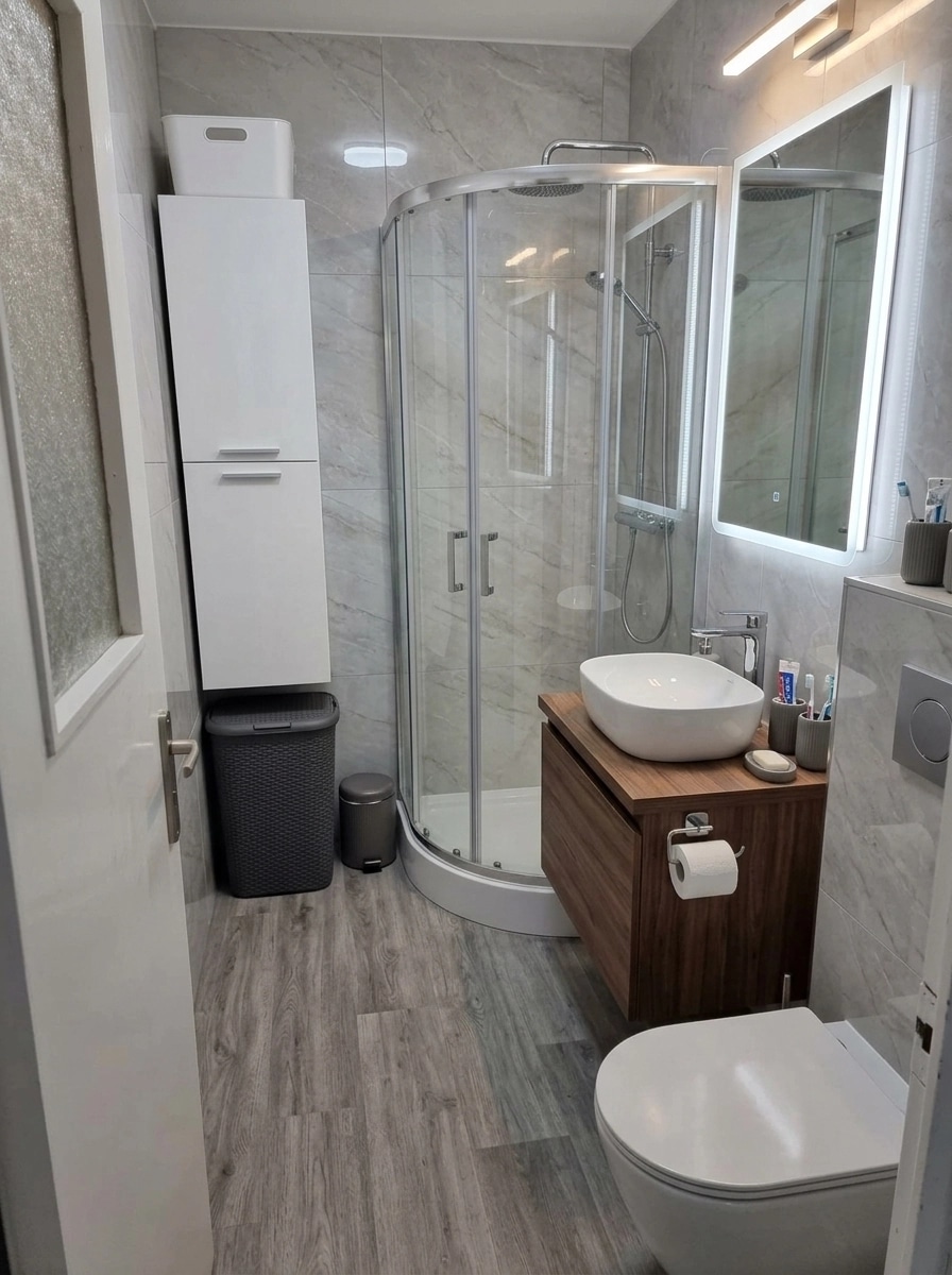 Bathroom interior in no_style style — photo by GenRoom AI