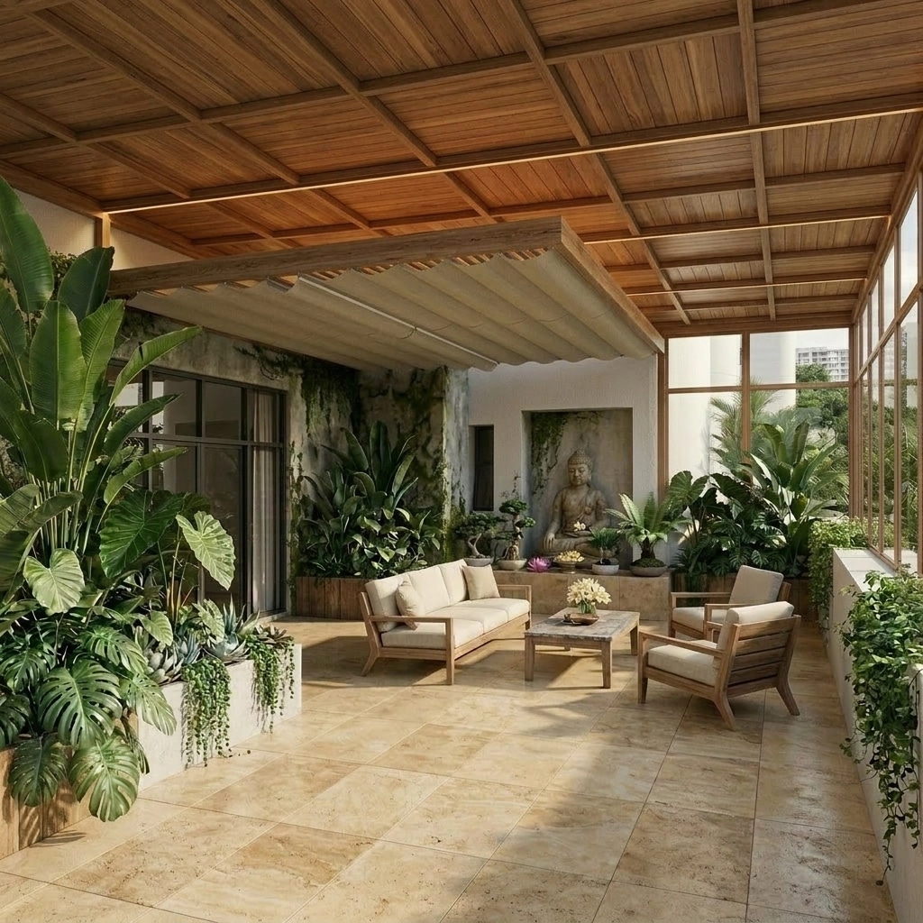Yard design in no_style style — photo by GenRoom AI