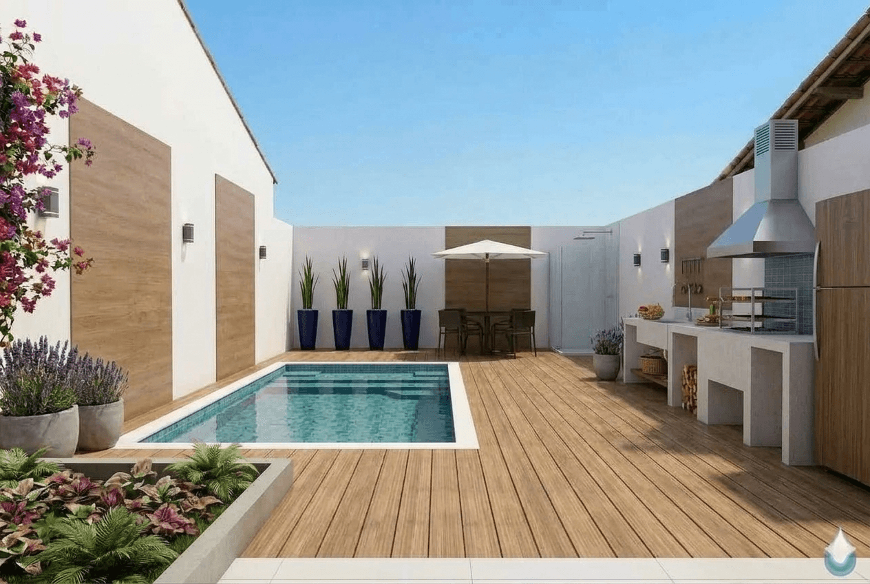 Mediterranean Yard Yard design — yard photo by GenRoom AI