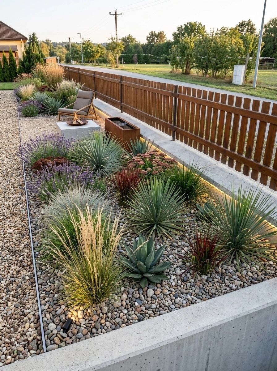 Landscape design in Contemporary Yard style — Yard by GenRoom AI