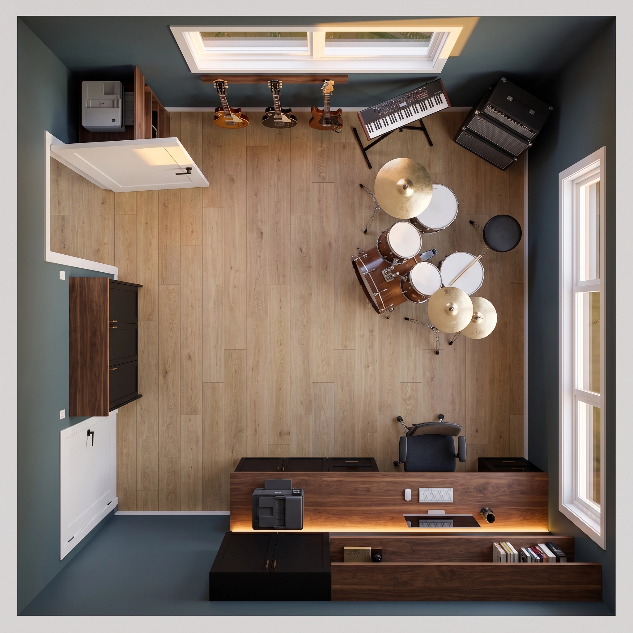 Interior design in Contemporary style — Living Room by GenRoom AI