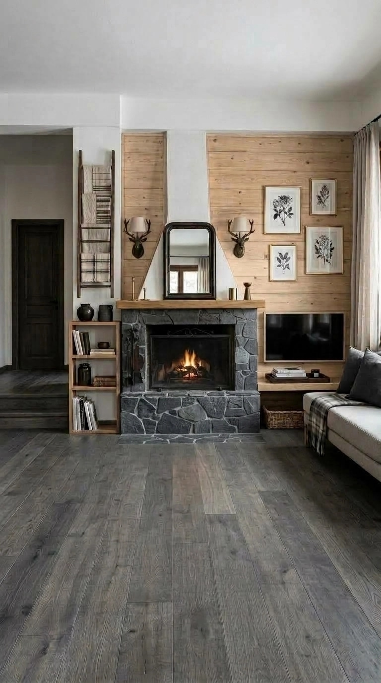 Modern Farmhouse Living Room design — interior photo by GenRoom AI