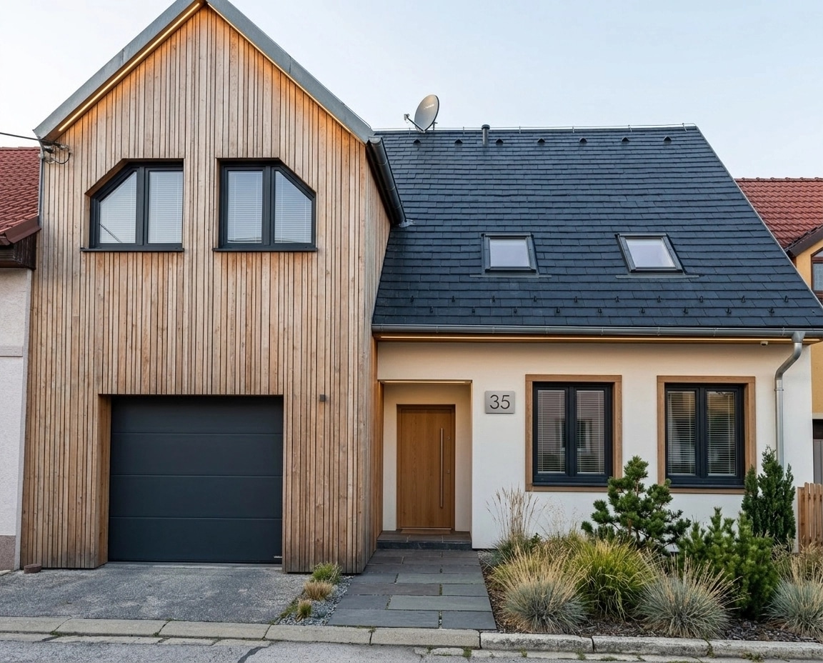 Scandinavian Facade Facade design — facade photo by GenRoom AI