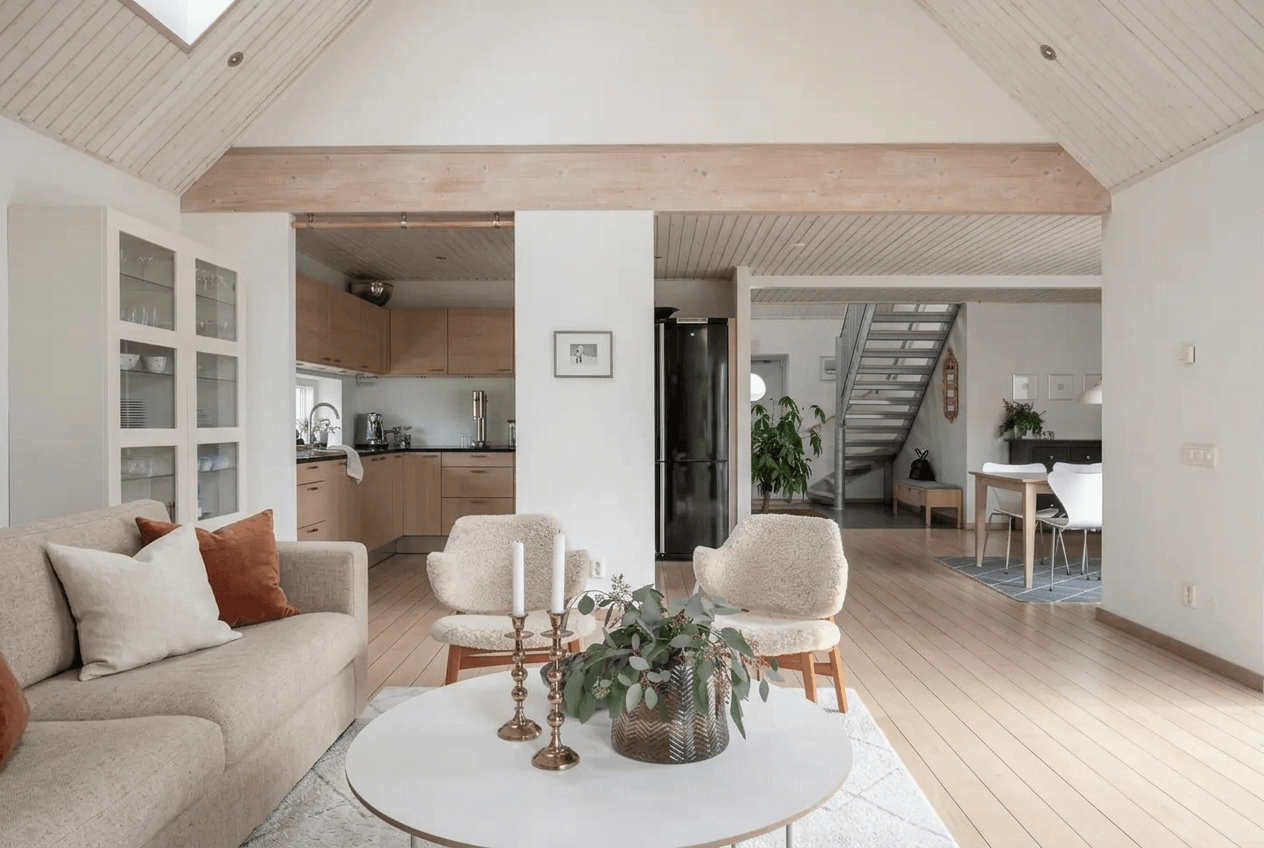 Interior design in Scandinavian style — Living Room by GenRoom AI