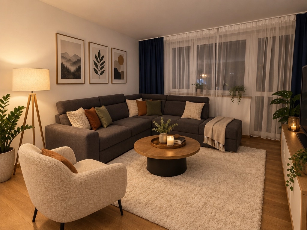 Interior design in Contemporary style — Living Room by GenRoom AI