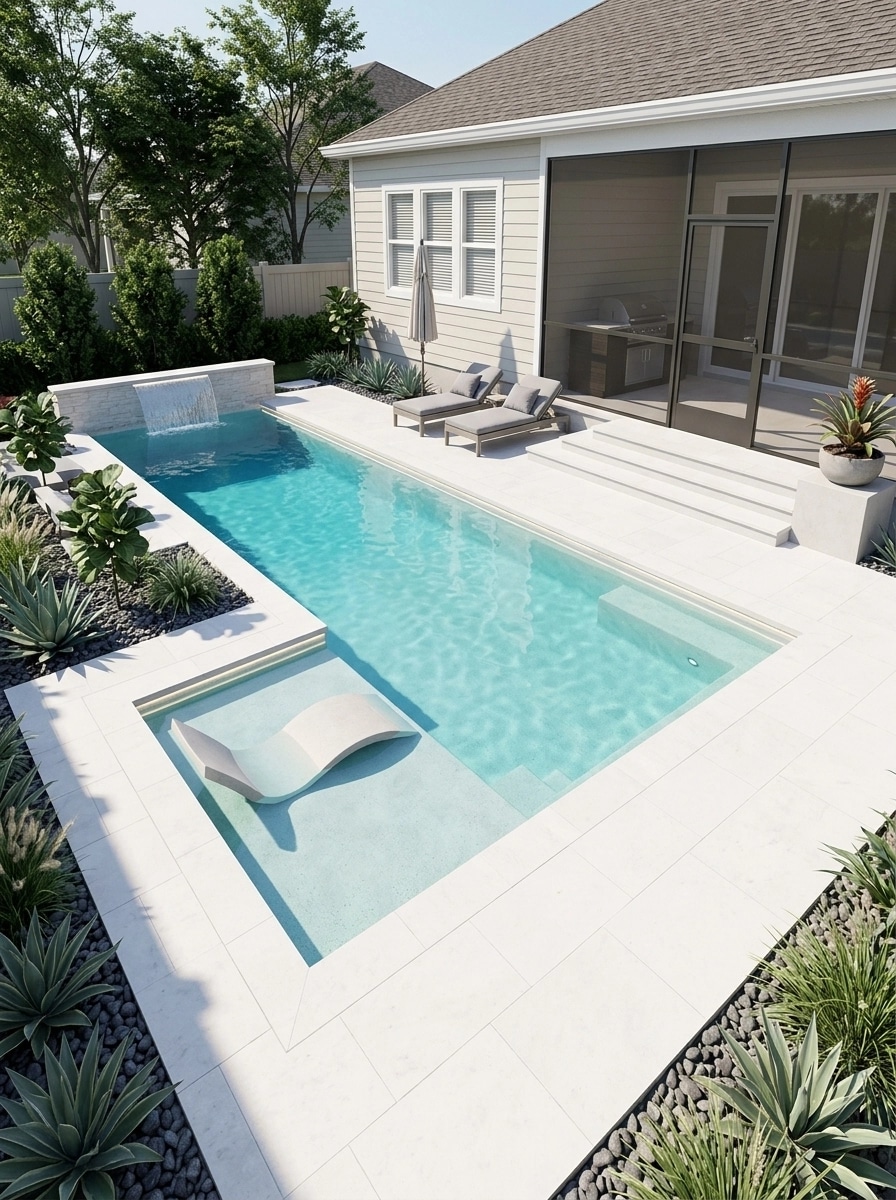 Landscape design in Contemporary Yard style — Yard by GenRoom AI