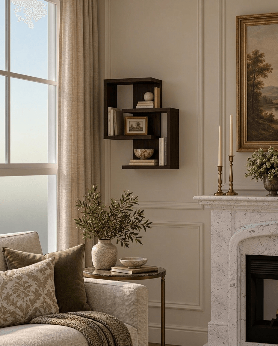 Interior design in Neoclassic style — Living Room by GenRoom AI