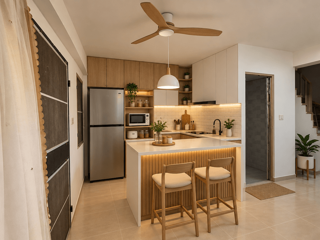 Kitchen interior in no_style style — photo by GenRoom AI
