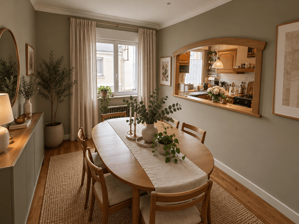 Interior design in Scandinavian style — dining_room by GenRoom AI