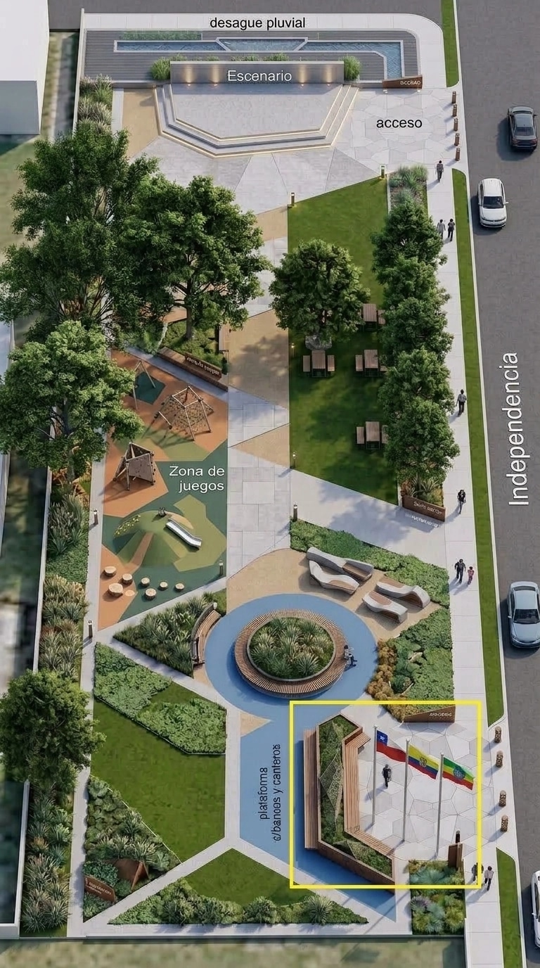 Landscape design in Contemporary Yard style — Yard by GenRoom AI