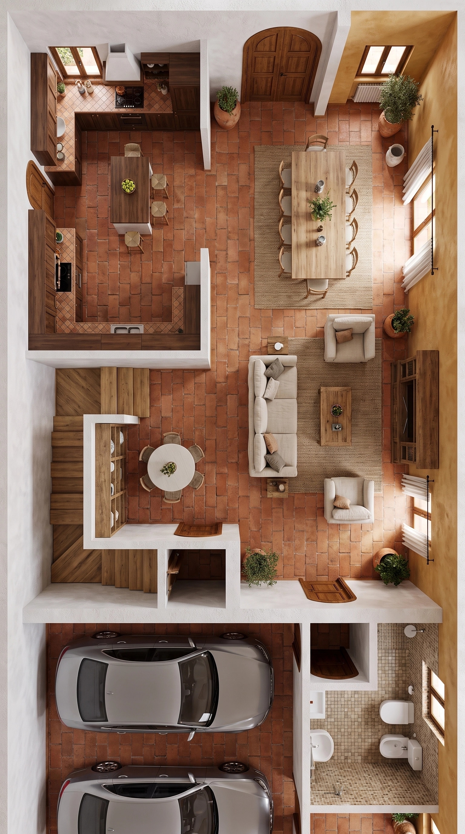 Interior design in Mediterranean style — Living Room by GenRoom AI
