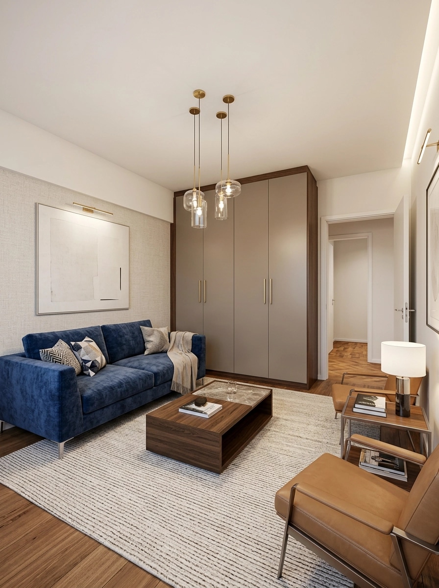 Contemporary Bedroom design — interior photo by GenRoom AI