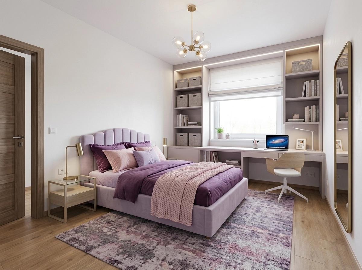 Contemporary Bedroom design — interior photo by GenRoom AI