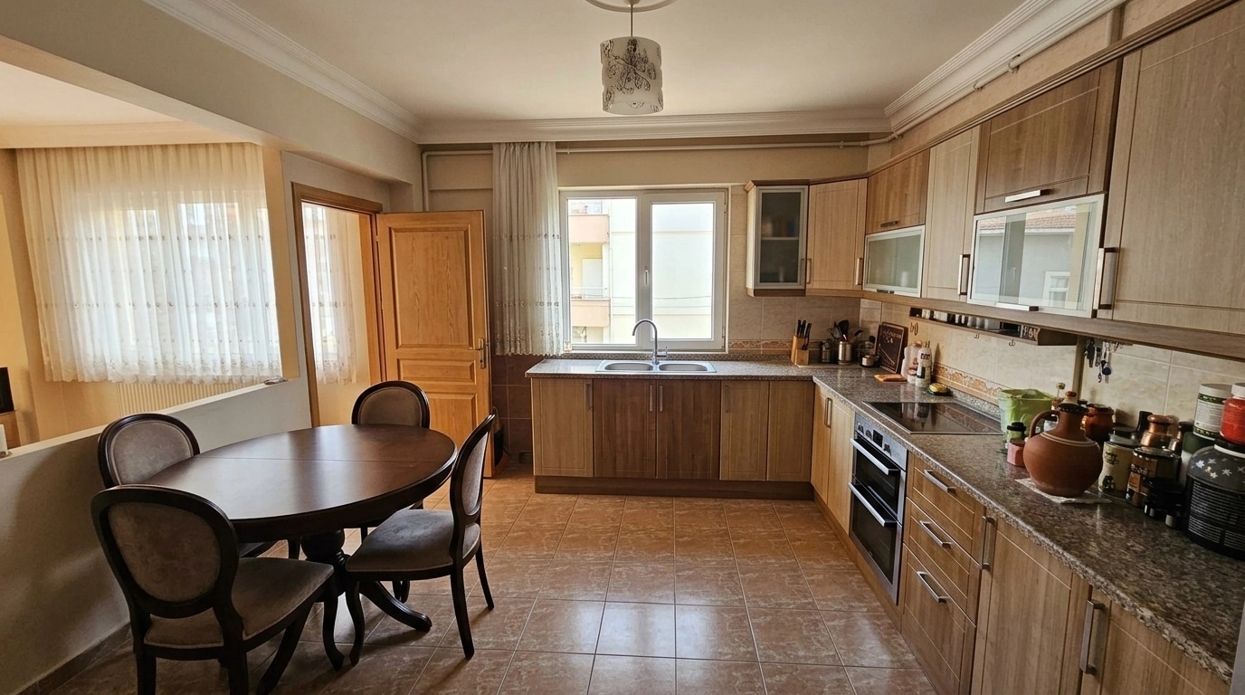 Kitchen interior in no_style style — photo by GenRoom AI