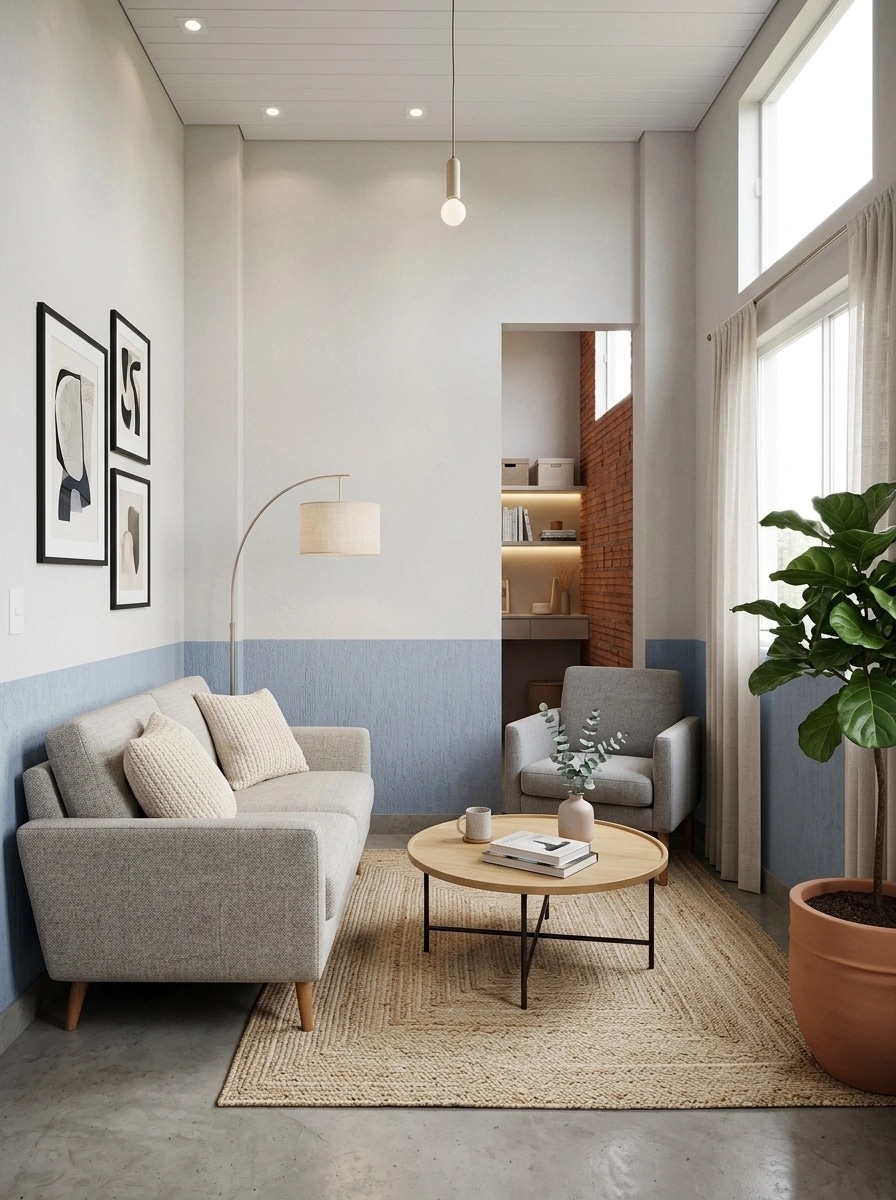 Scandinavian Living Room design — interior photo by GenRoom AI