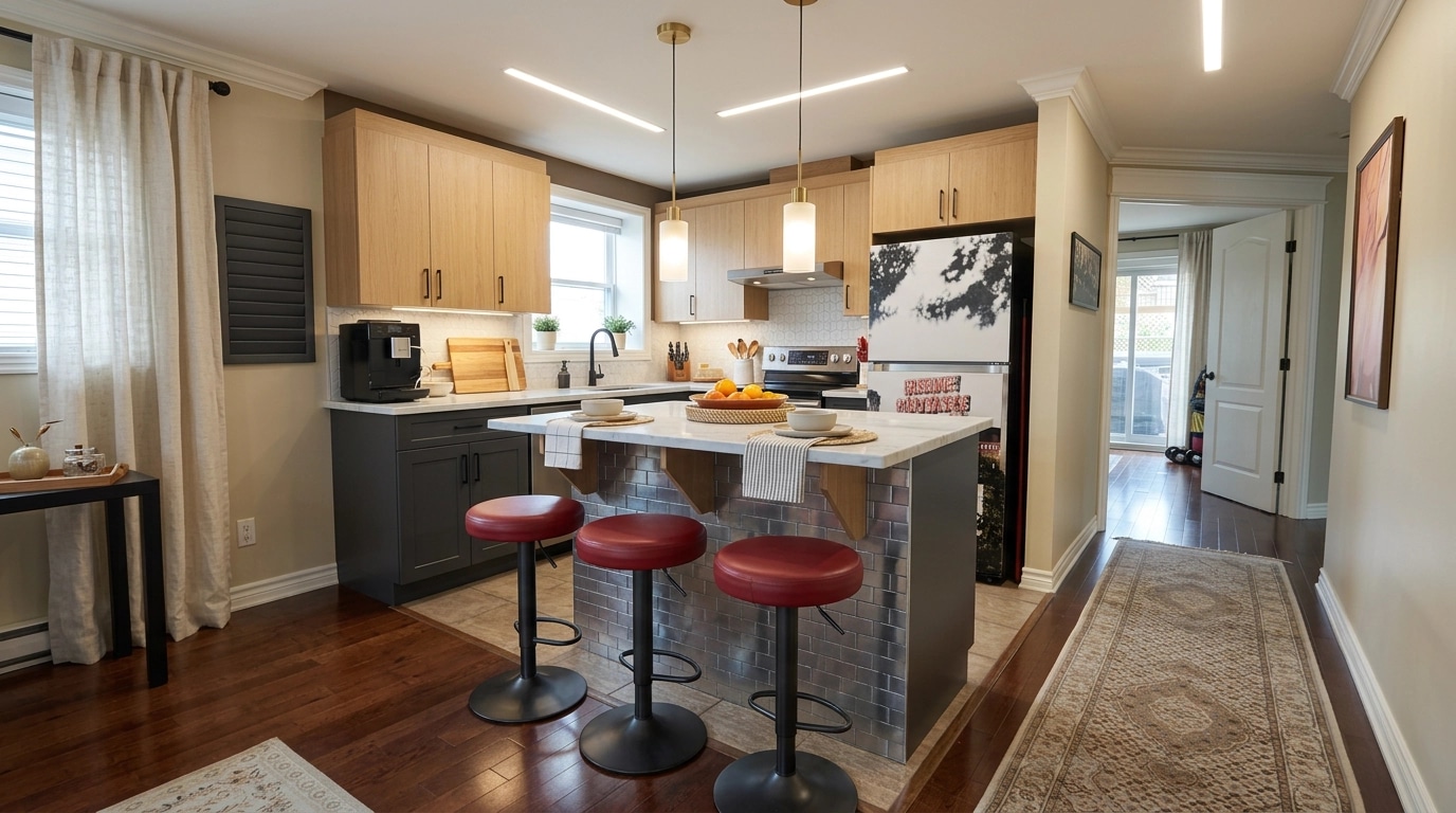 Interior design in Scandinavian style — Kitchen by GenRoom AI
