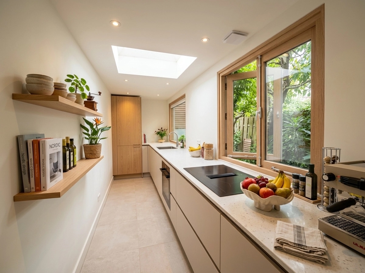Scandinavian Kitchen design — interior photo by GenRoom AI