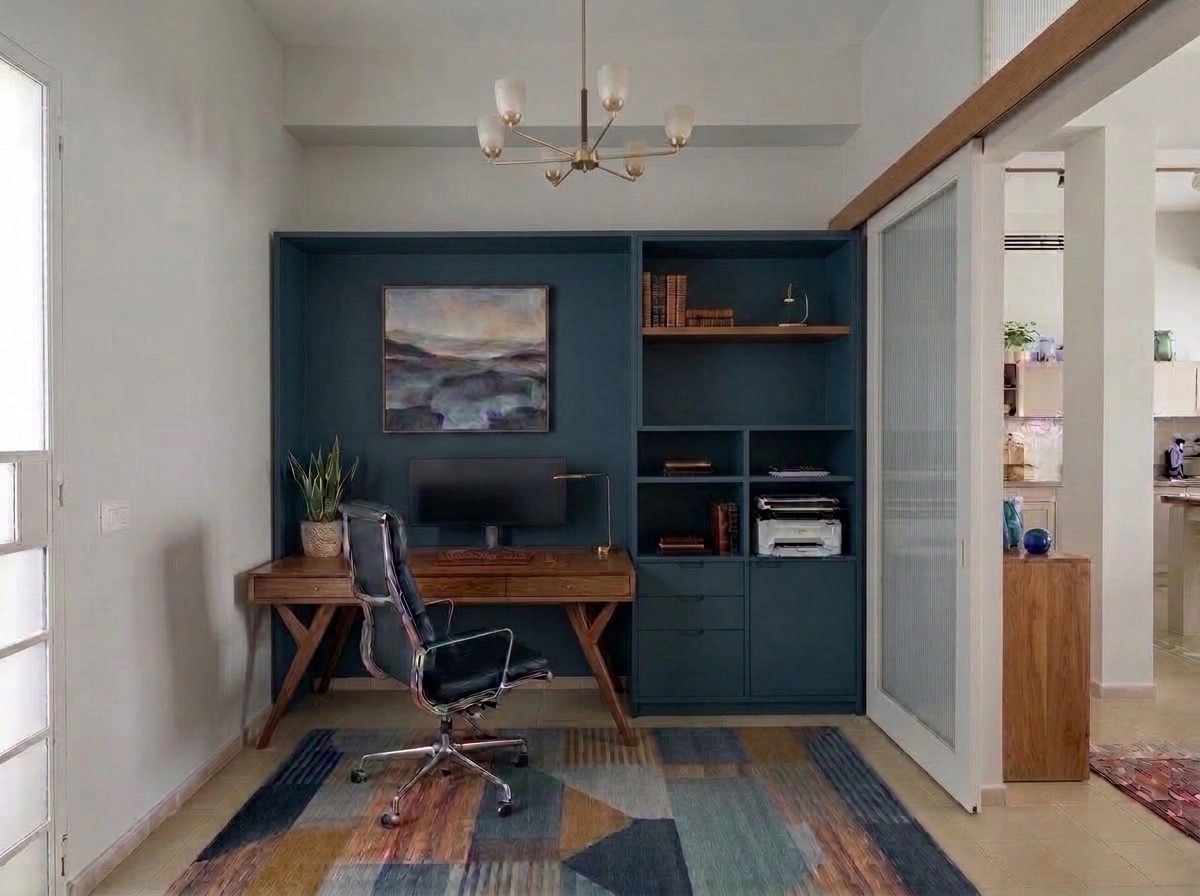 Design d'intérieur en style Mid-Century Modern — home_office par GenRoom AI