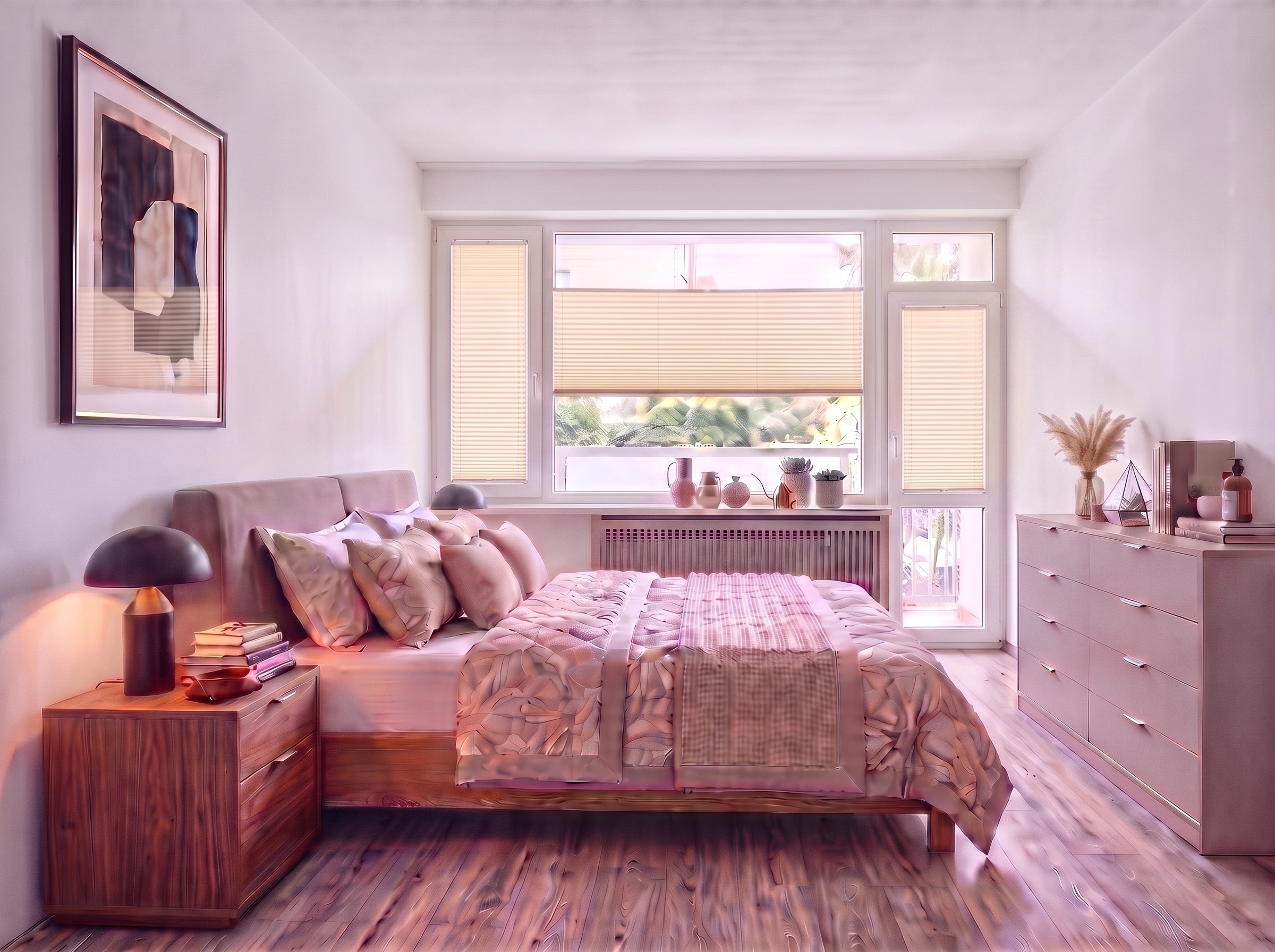 Contemporary Bedroom design — interior photo by GenRoom AI