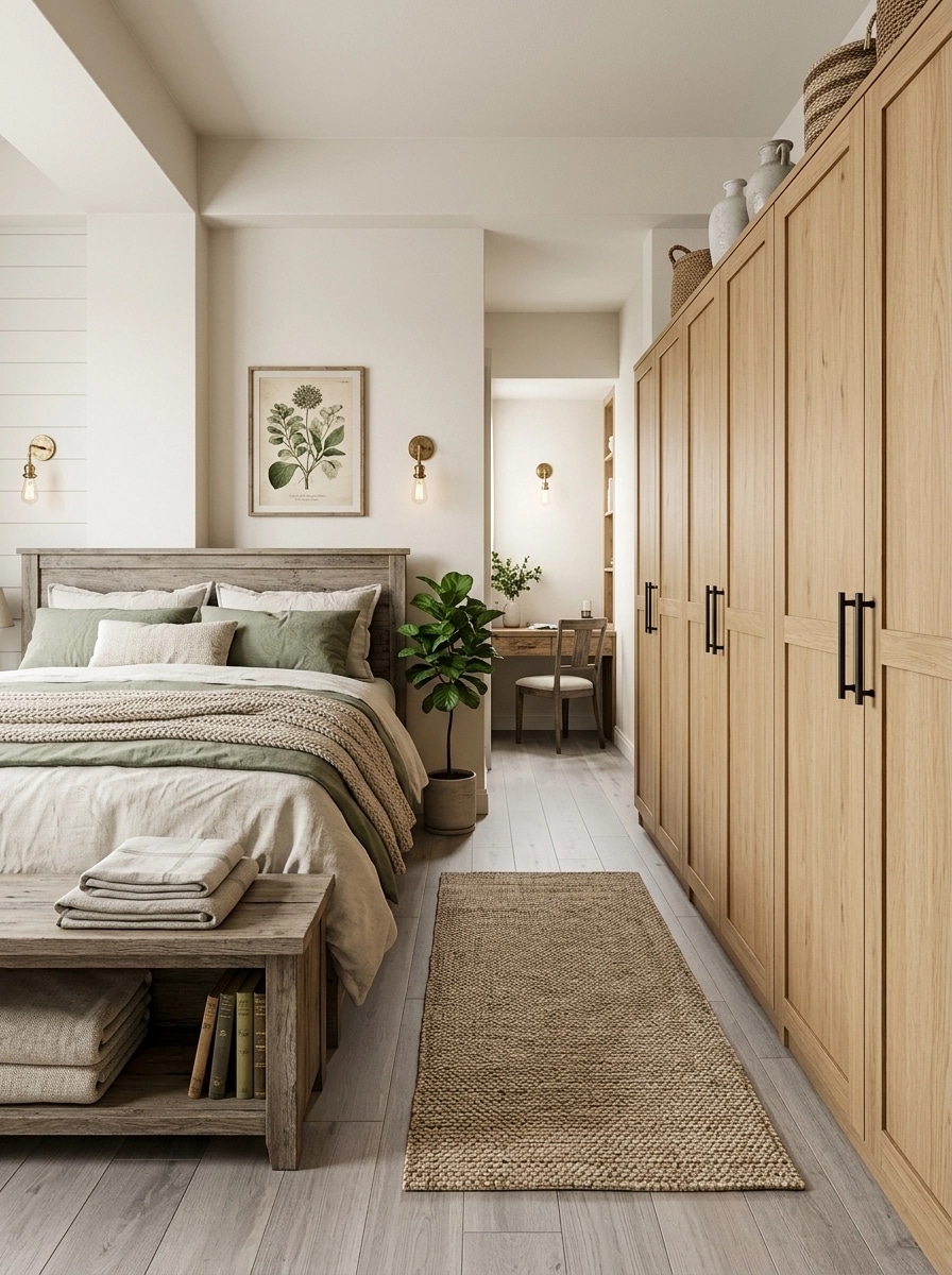 Interior design in Modern Farmhouse style — Bedroom by GenRoom AI