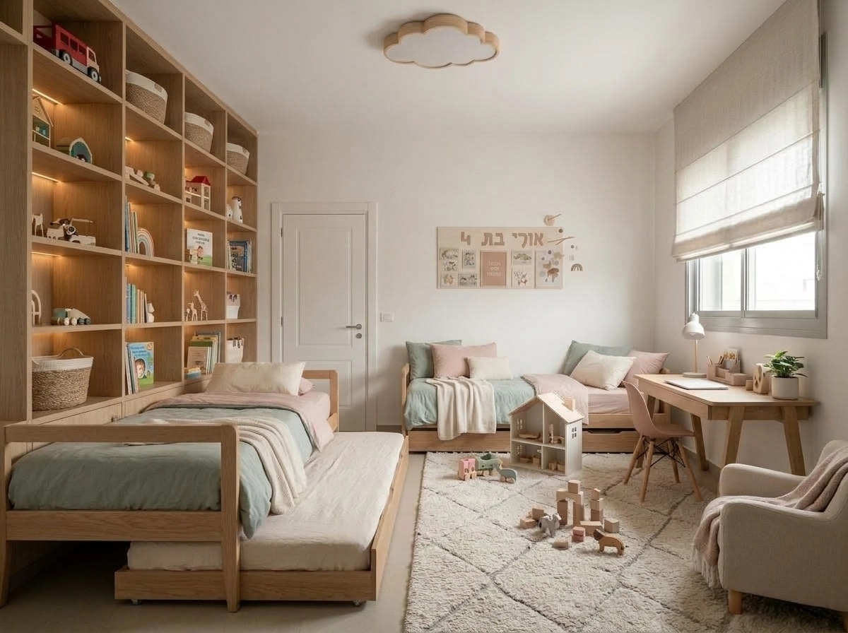 Interior design in Scandinavian style — Kids Room by GenRoom AI