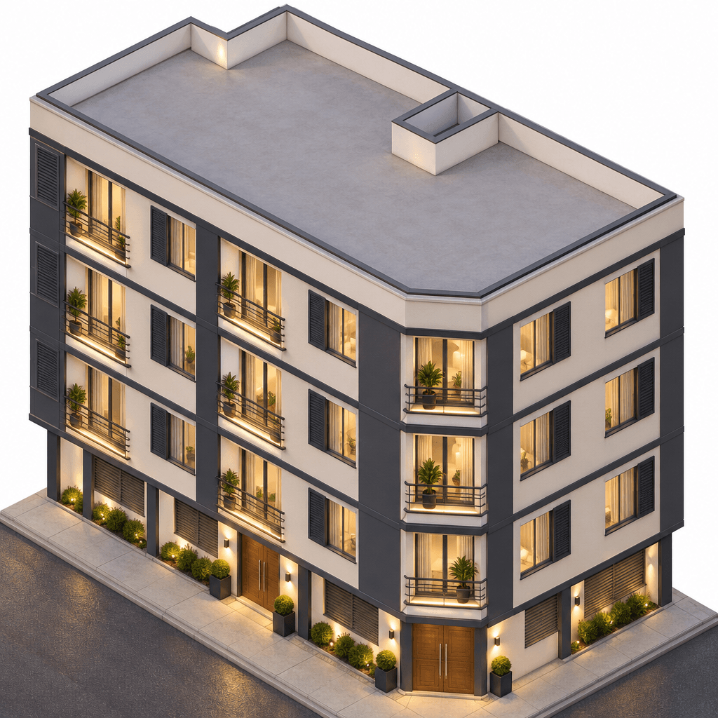 Contemporary Facade Facade design — facade photo by GenRoom AI