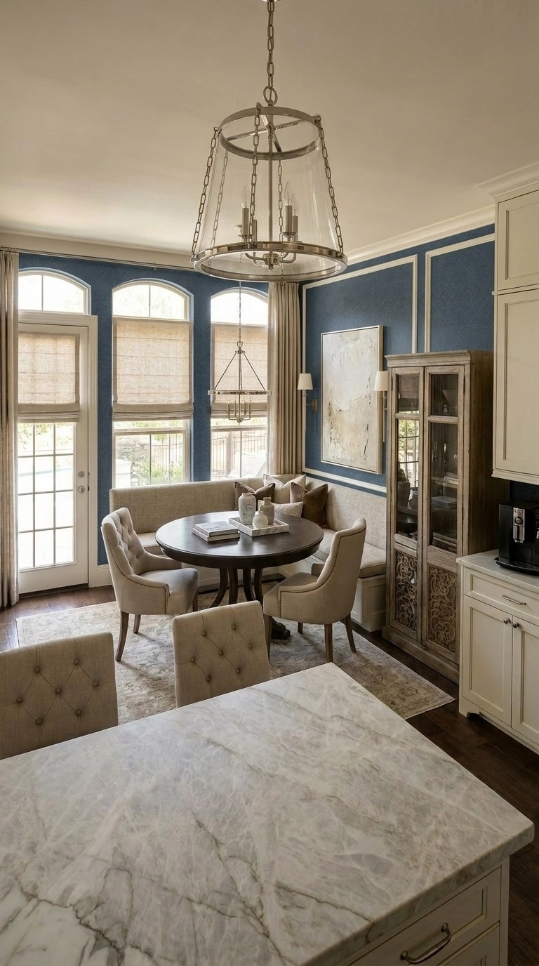 Transitional Living Room design — interior photo by GenRoom AI
