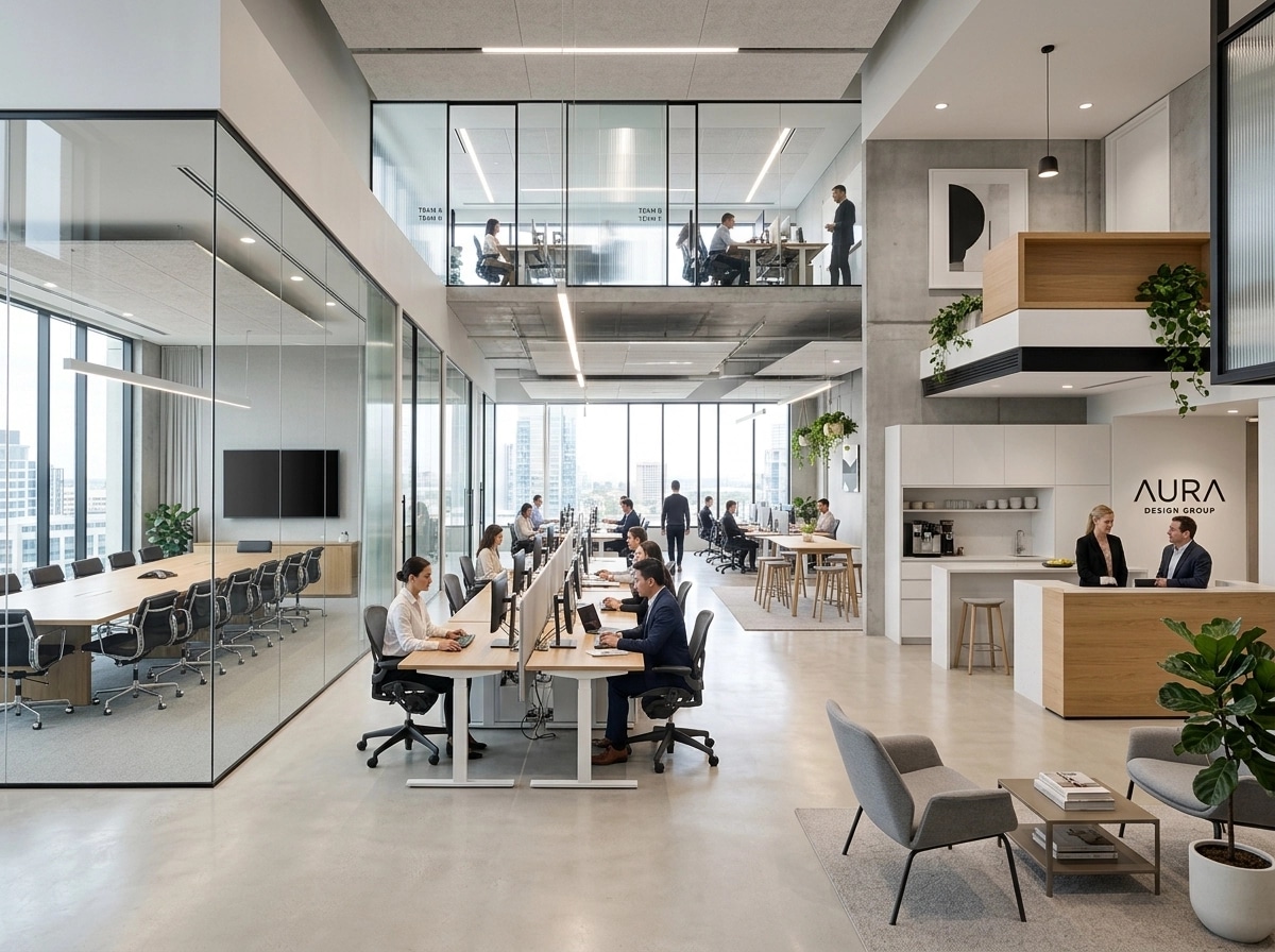 Interior design in Minimalism style — office_space by GenRoom AI