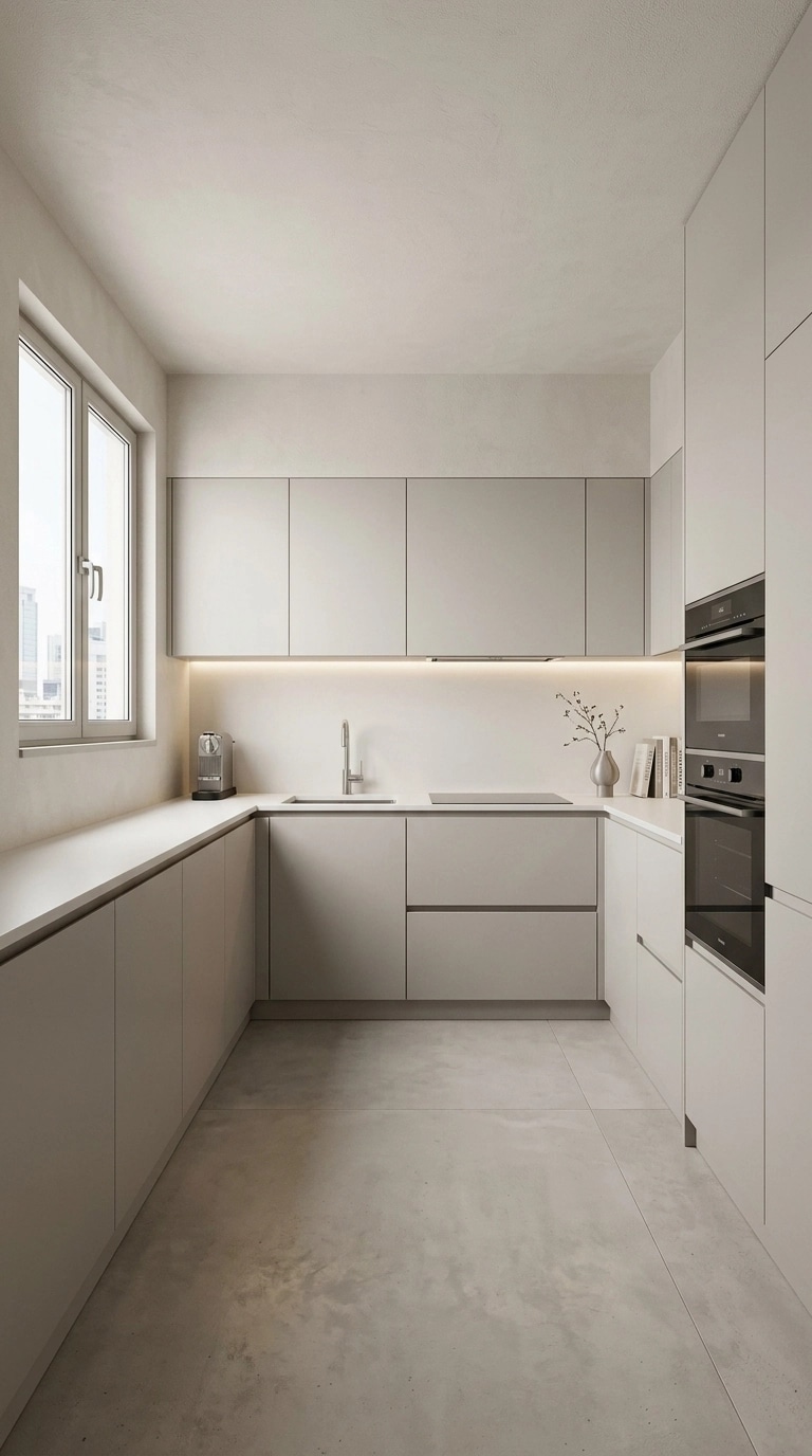 Minimalism Kitchen design — interior photo by GenRoom AI