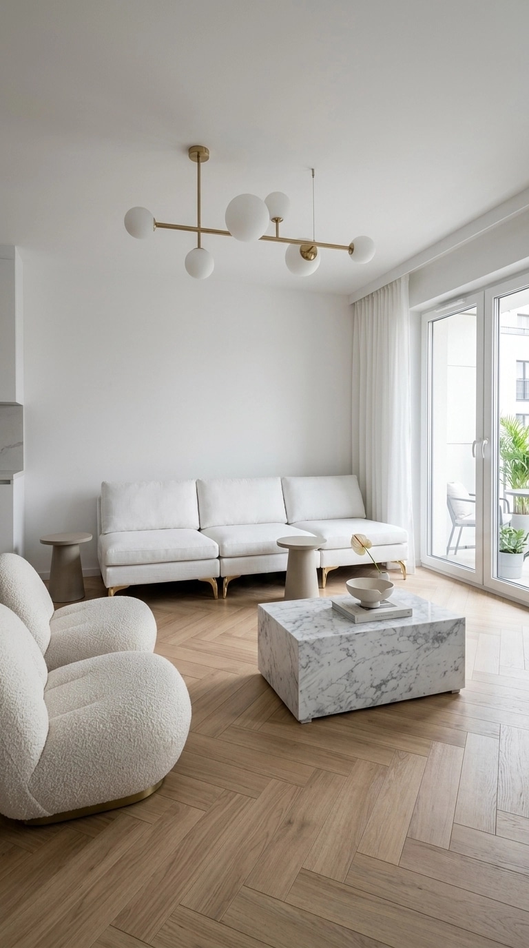 Minimalism Living Room design — interior photo by GenRoom AI