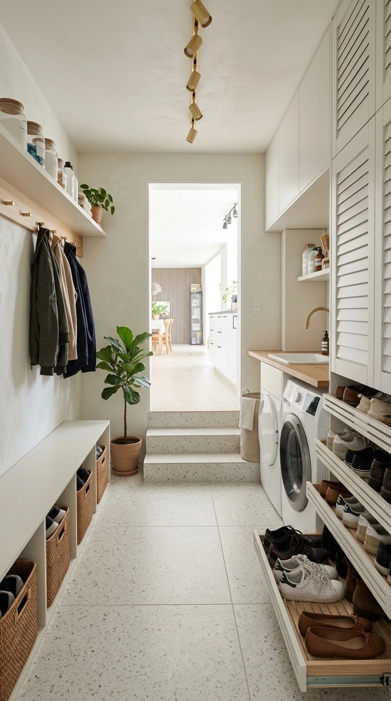 Σχεδιασμός εσωτερικού σε στυλ Scandinavian — laundry από το GenRoom AI