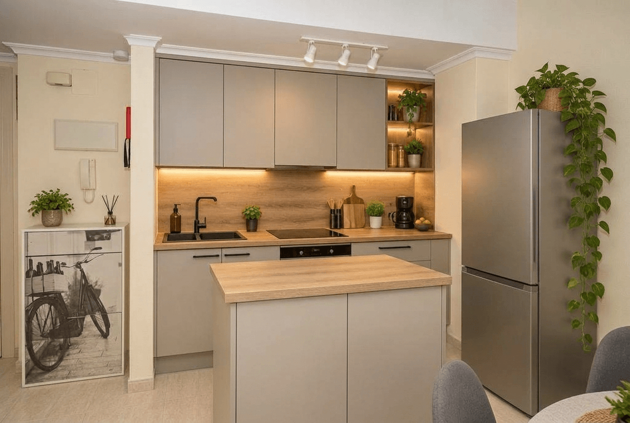 Kitchen interior in no_style style — photo by GenRoom AI