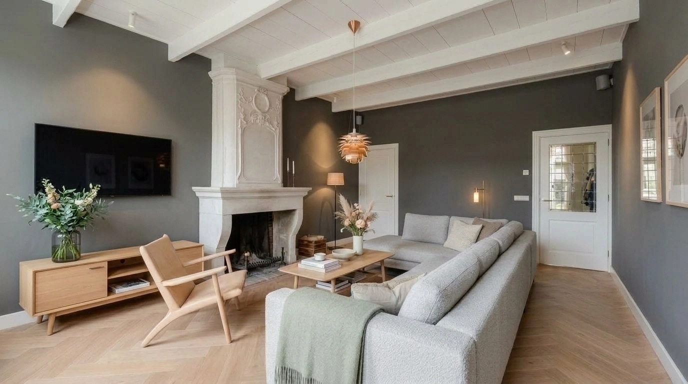 Scandinavian Living Room design — interior photo by GenRoom AI