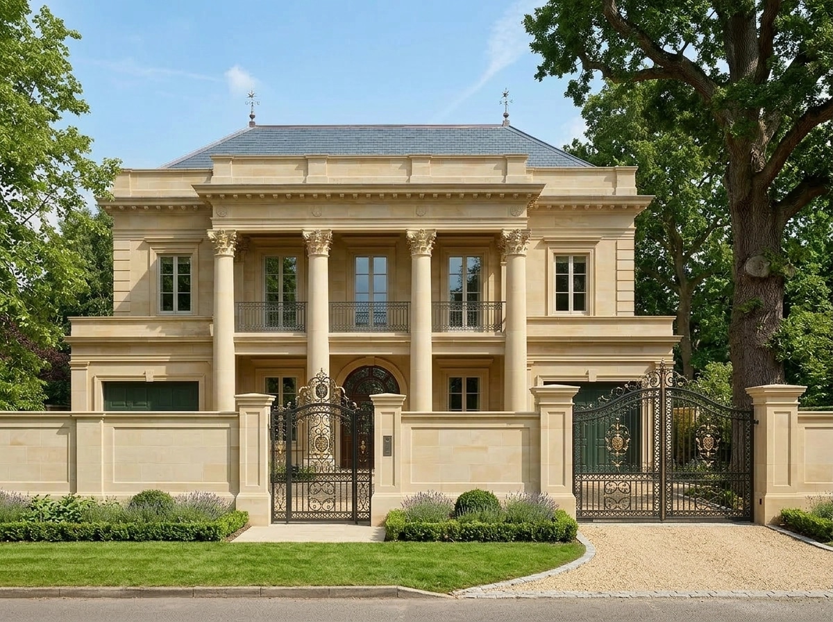 Facade design in Neoclassic Facade style — Facade by GenRoom AI