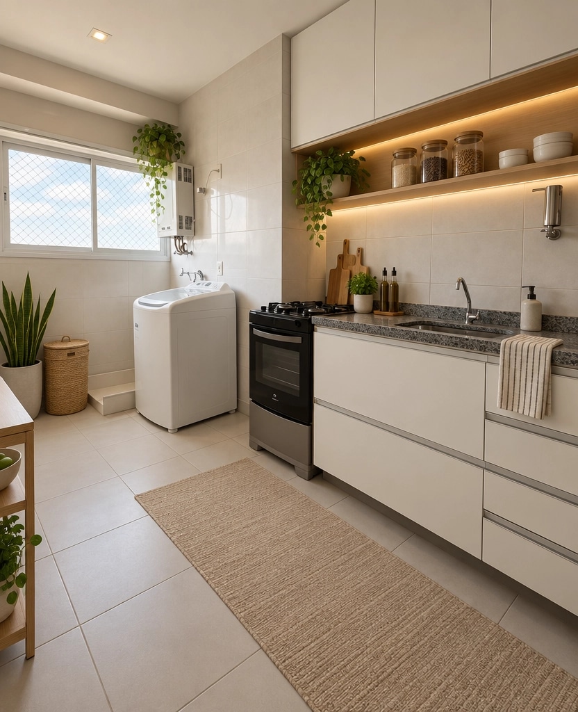 Minimalism Kitchen design — interior photo by GenRoom AI