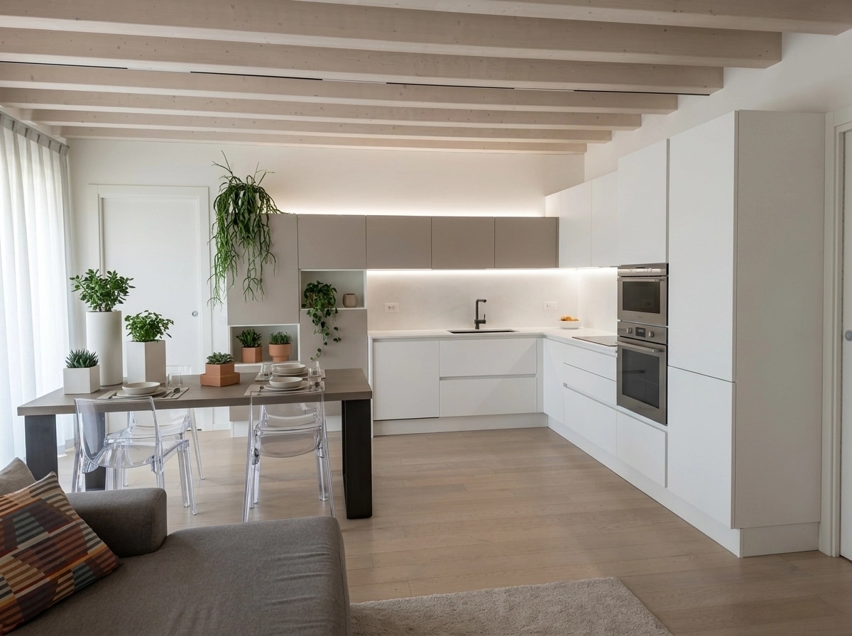 Minimalism Κουζίνα design — interior photo by GenRoom AI