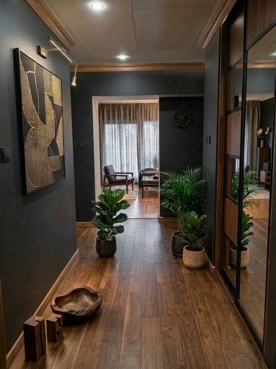 Contemporary Hallway design — interior photo by GenRoom AI