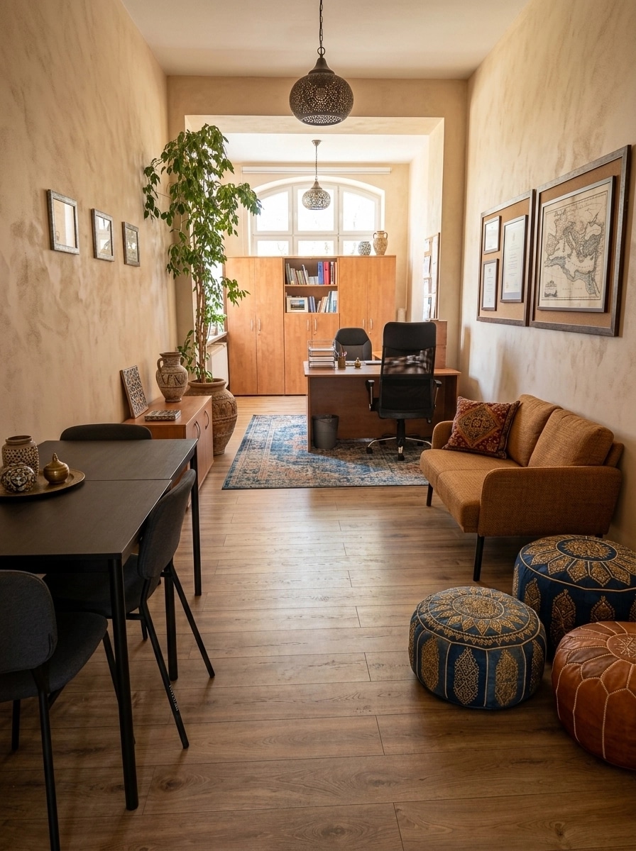 Interior design in Mediterranean style — Living Room by GenRoom AI