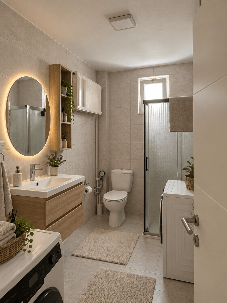 Bathroom interior in no_style style — photo by GenRoom AI