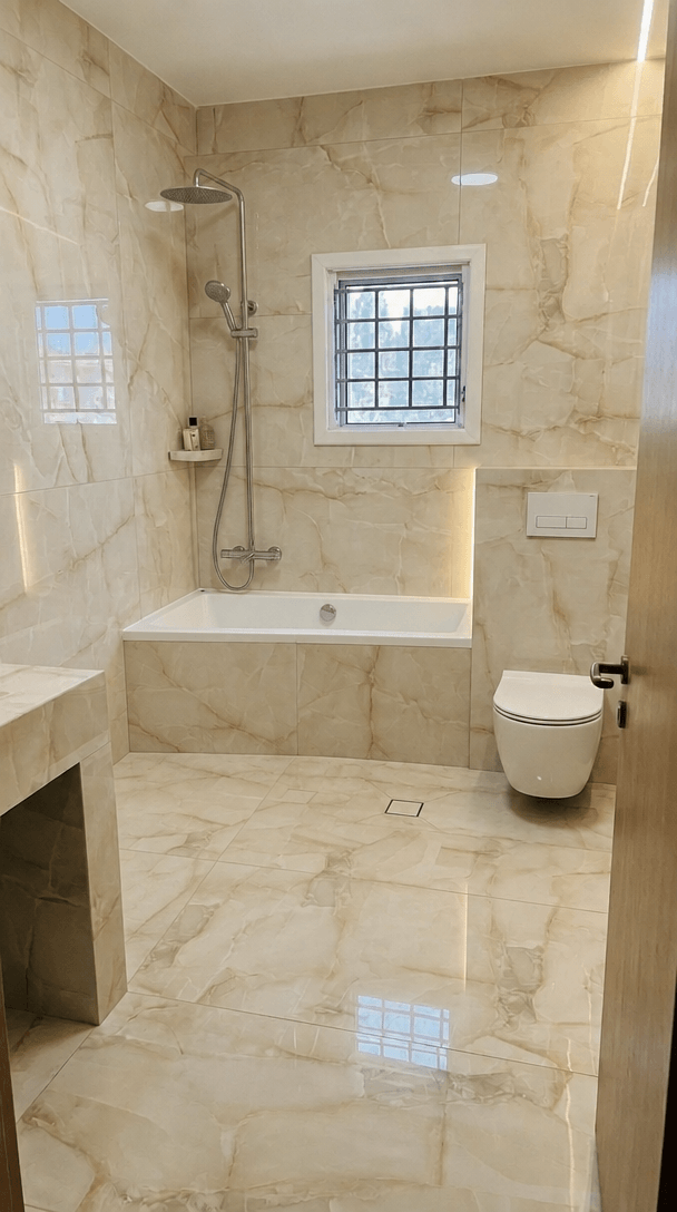 Bathroom interior in no_style style — photo by GenRoom AI