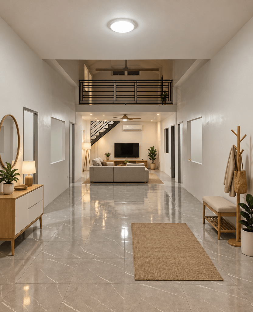 Minimalism Hallway design — interior photo by GenRoom AI