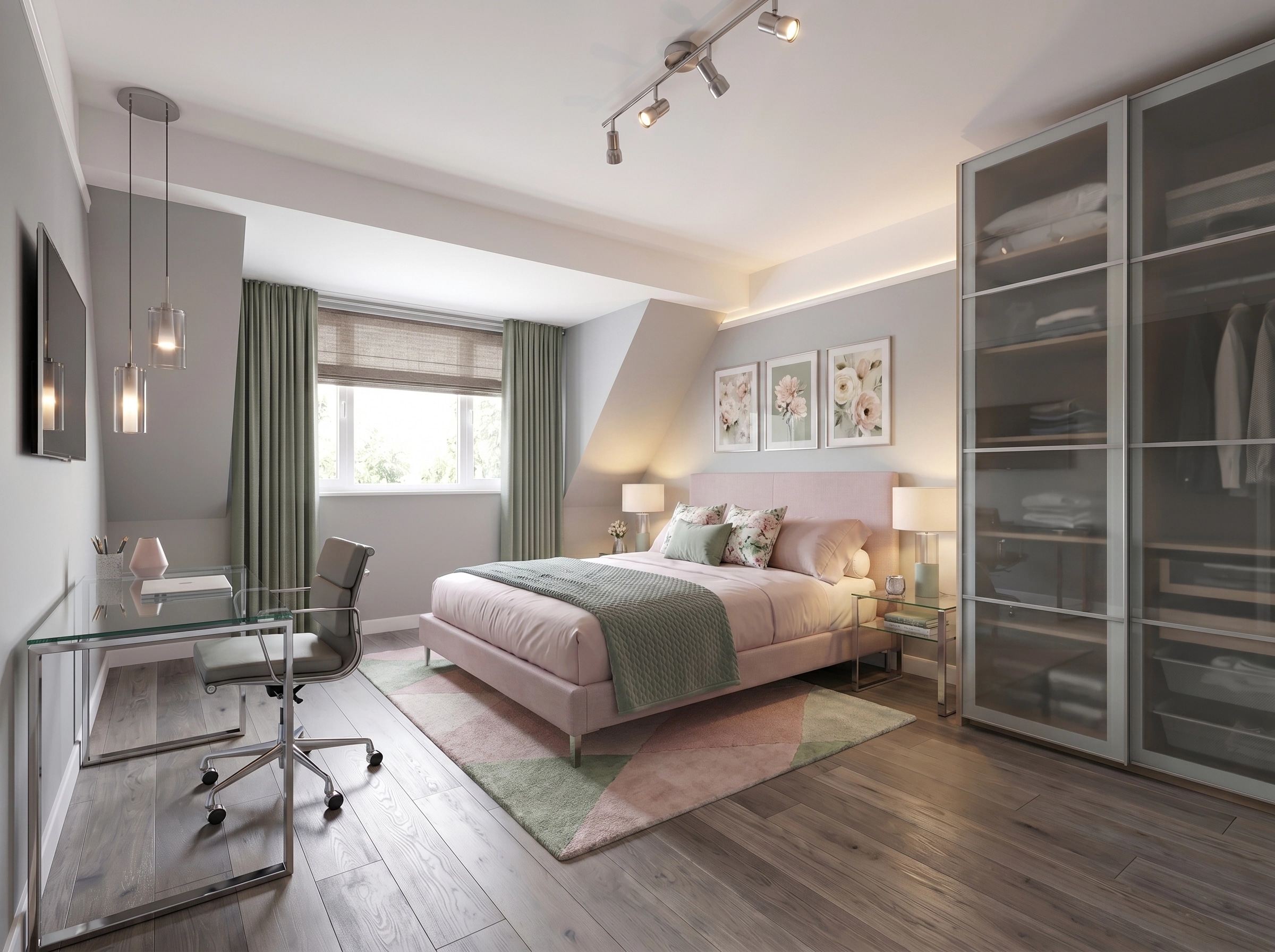 Interior design in Contemporary style — Bedroom by GenRoom AI