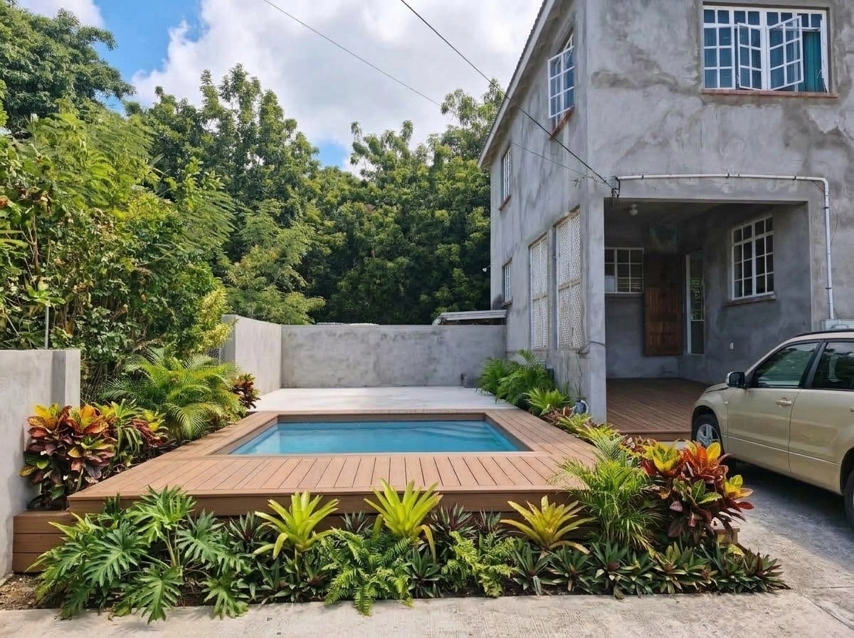 Yard design in no_style style — photo by GenRoom AI