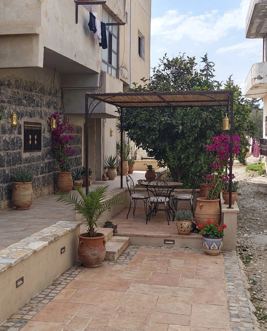 Landscape design in Mediterranean Yard style — Yard by GenRoom AI