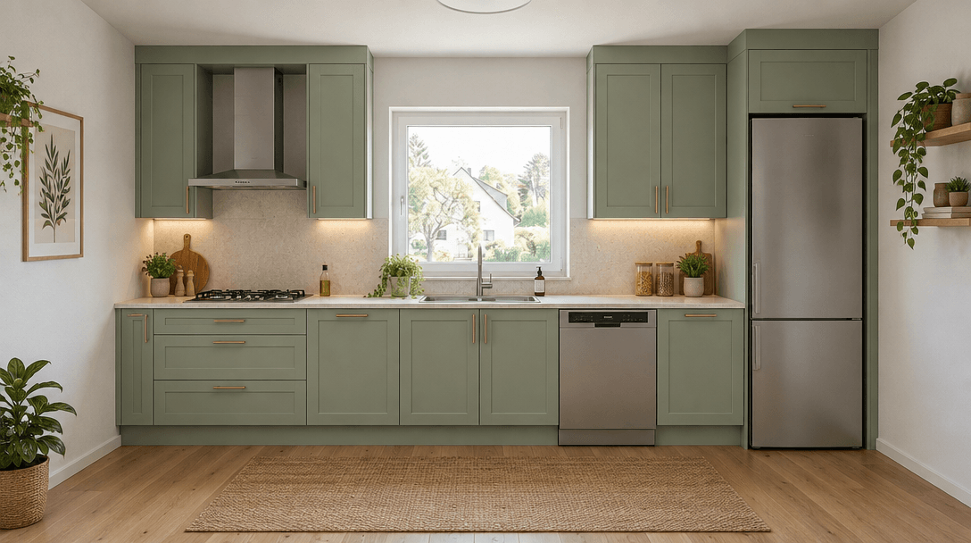 Kitchen interior in Contemporary style — photo by GenRoom AI